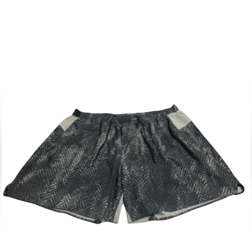 Lululemon Athletica Gray Athletic Shorts with Reflective Finish